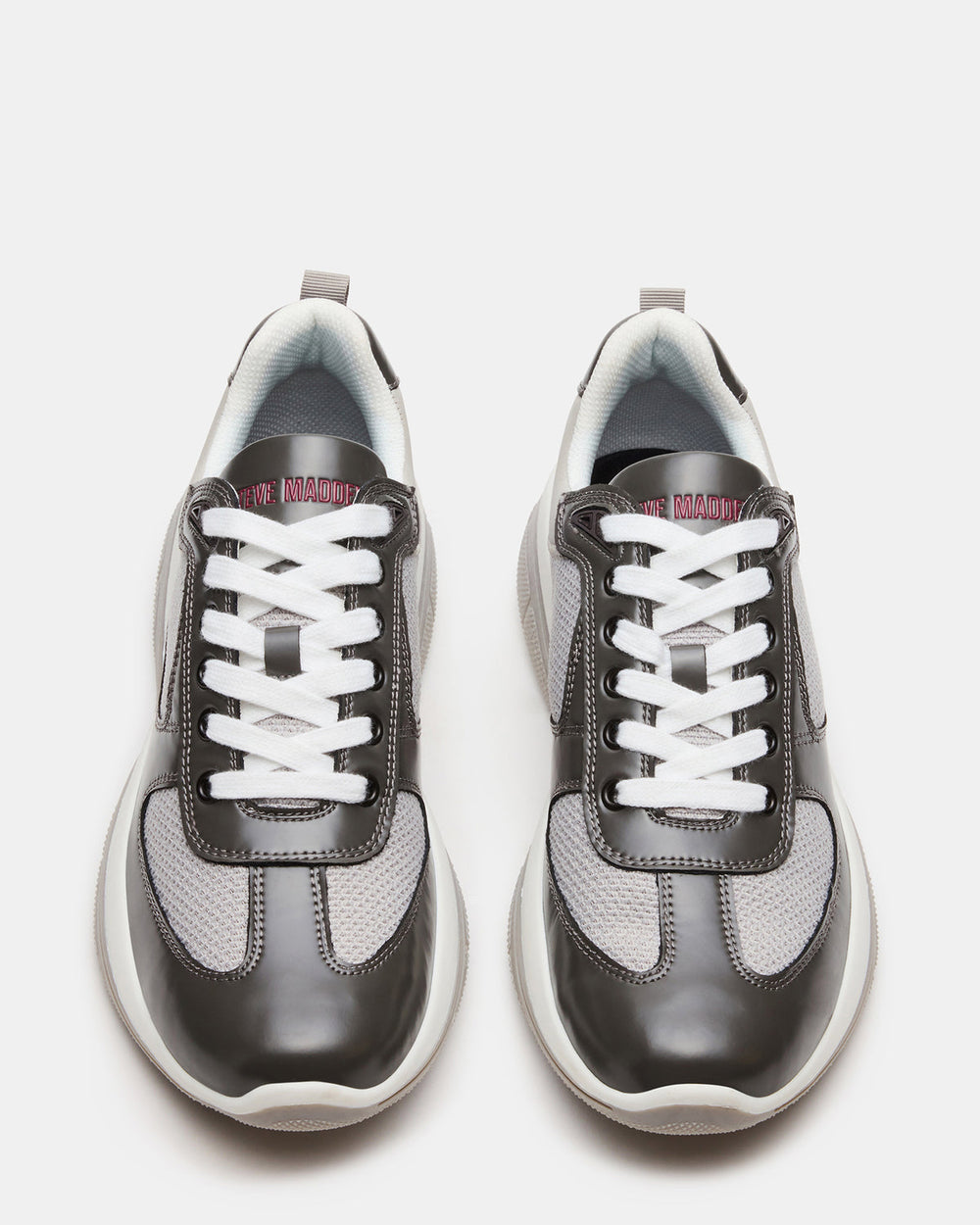 PICOLO Grey Low-Top Lace-Up Men's Sneaker