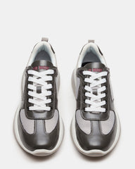 PICOLO Grey Low-Top Lace-Up Men's Sneaker