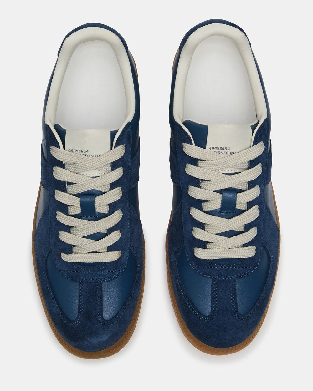 DIXON Navy Suede Low-Top Panel Men's Sneaker
