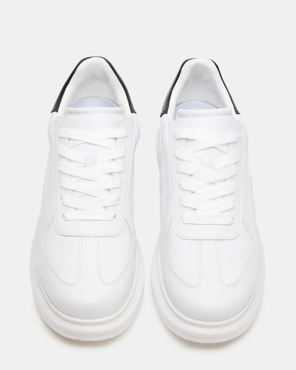 MINOU White/Black Low-Top Lace-Up Men's Sneaker