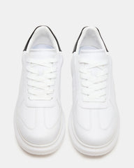 MINOU White/Black Low-Top Lace-Up Men's Sneaker
