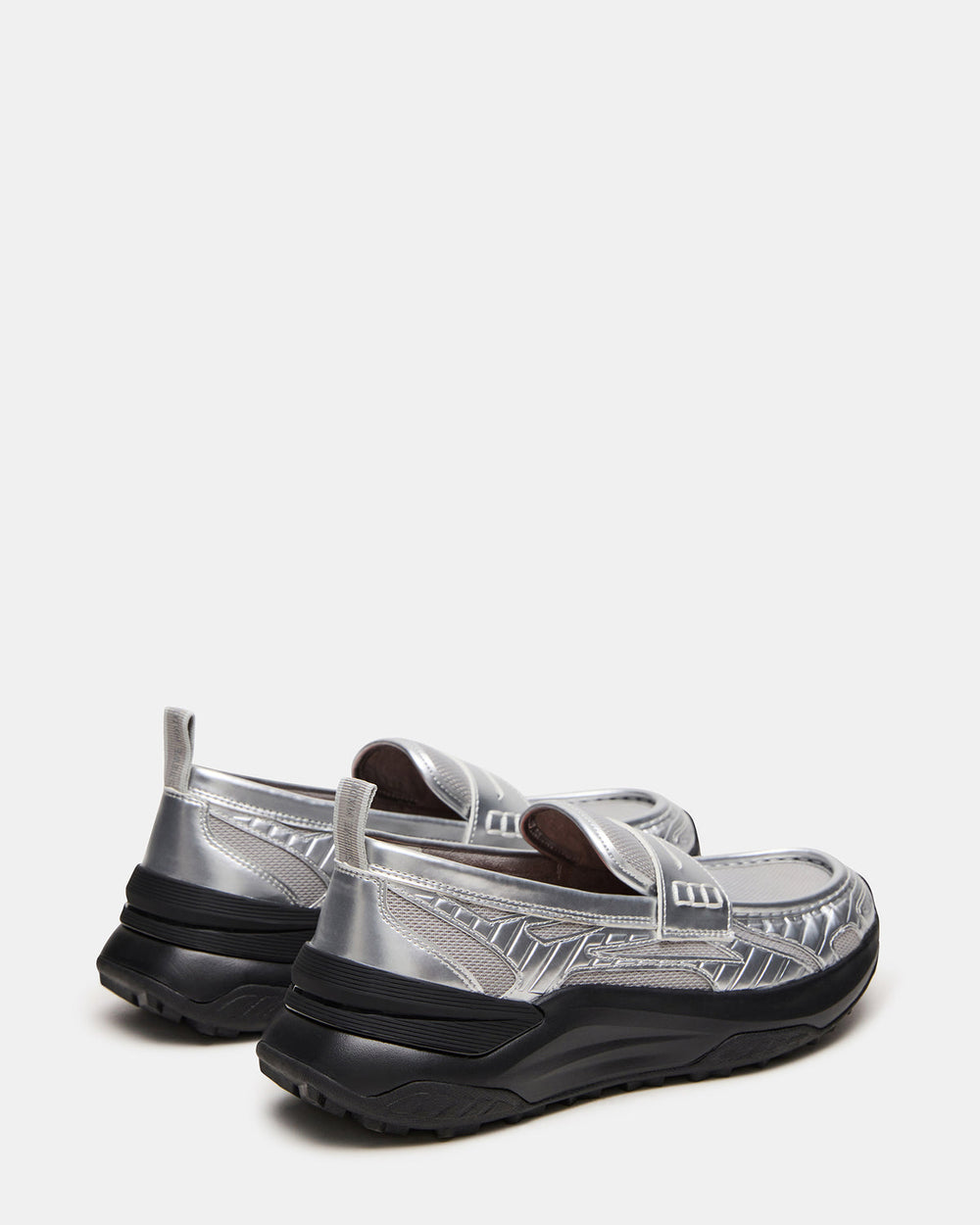 PARRISH Silver Low-Top Slip-On Men's Sneaker