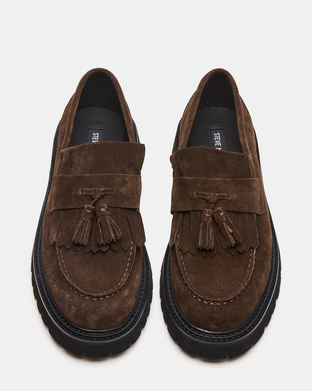 ZEV Brown Suede Lug Sole Dress Men's Loafer