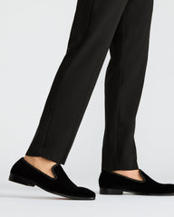 BANNOCH Black Velvet Men's Slip-On Loafer