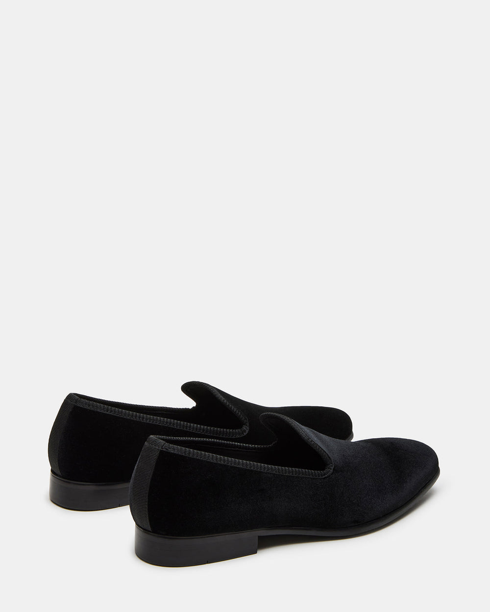 BANNOCH Black Velvet Men's Slip-On Loafer
