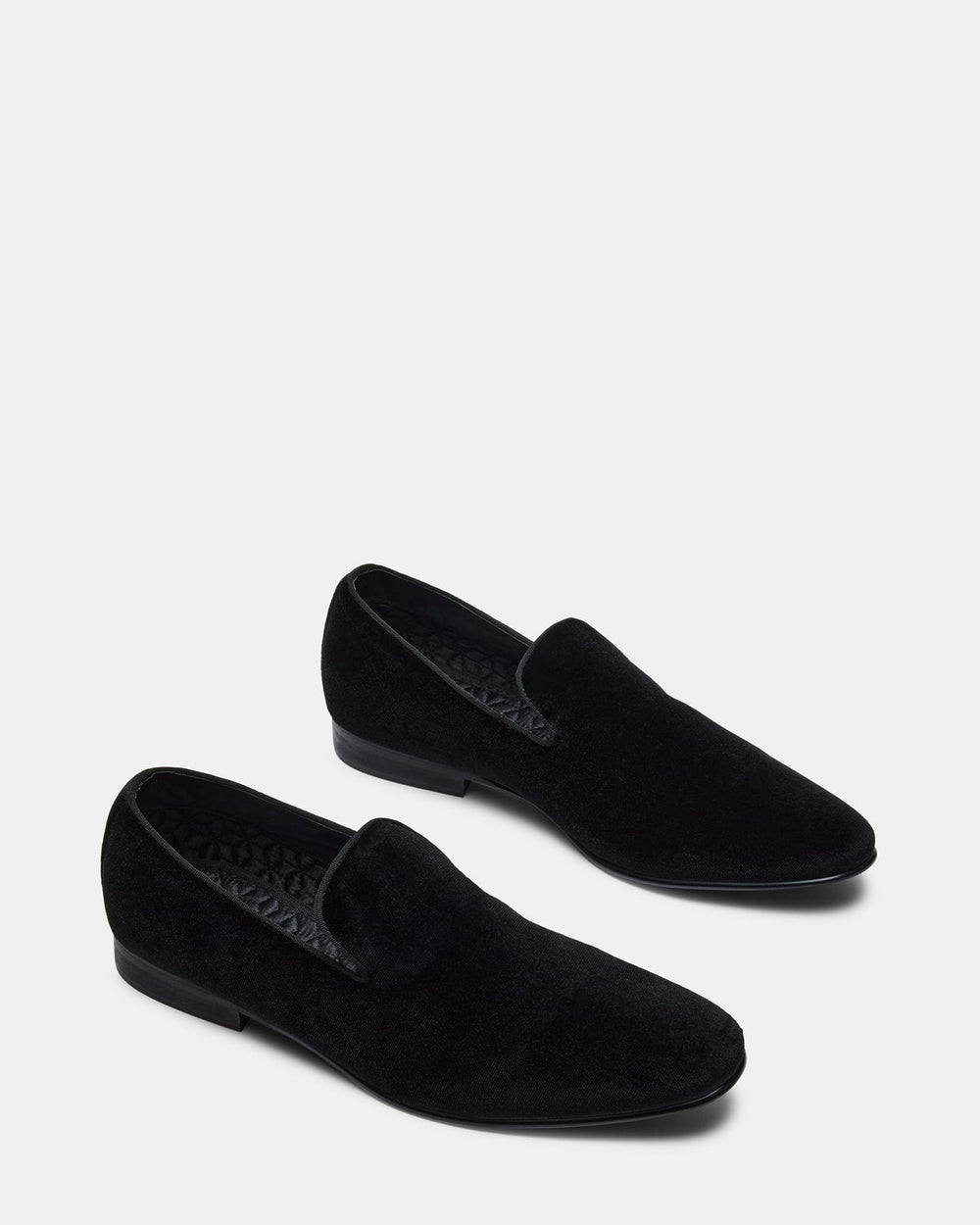 LAIGHT Black Velvet Men's Dress Shoes