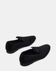 LAIGHT Black Velvet Men's Dress Shoes