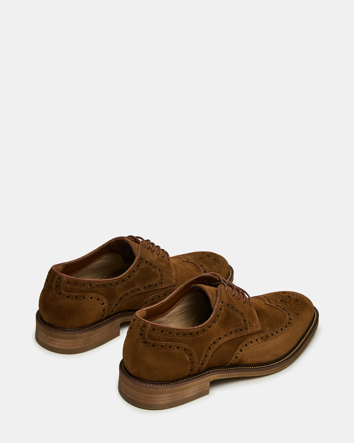 ESTEBAN Cognac Lace-Up Perforated Oxford Men's Dress Shoe