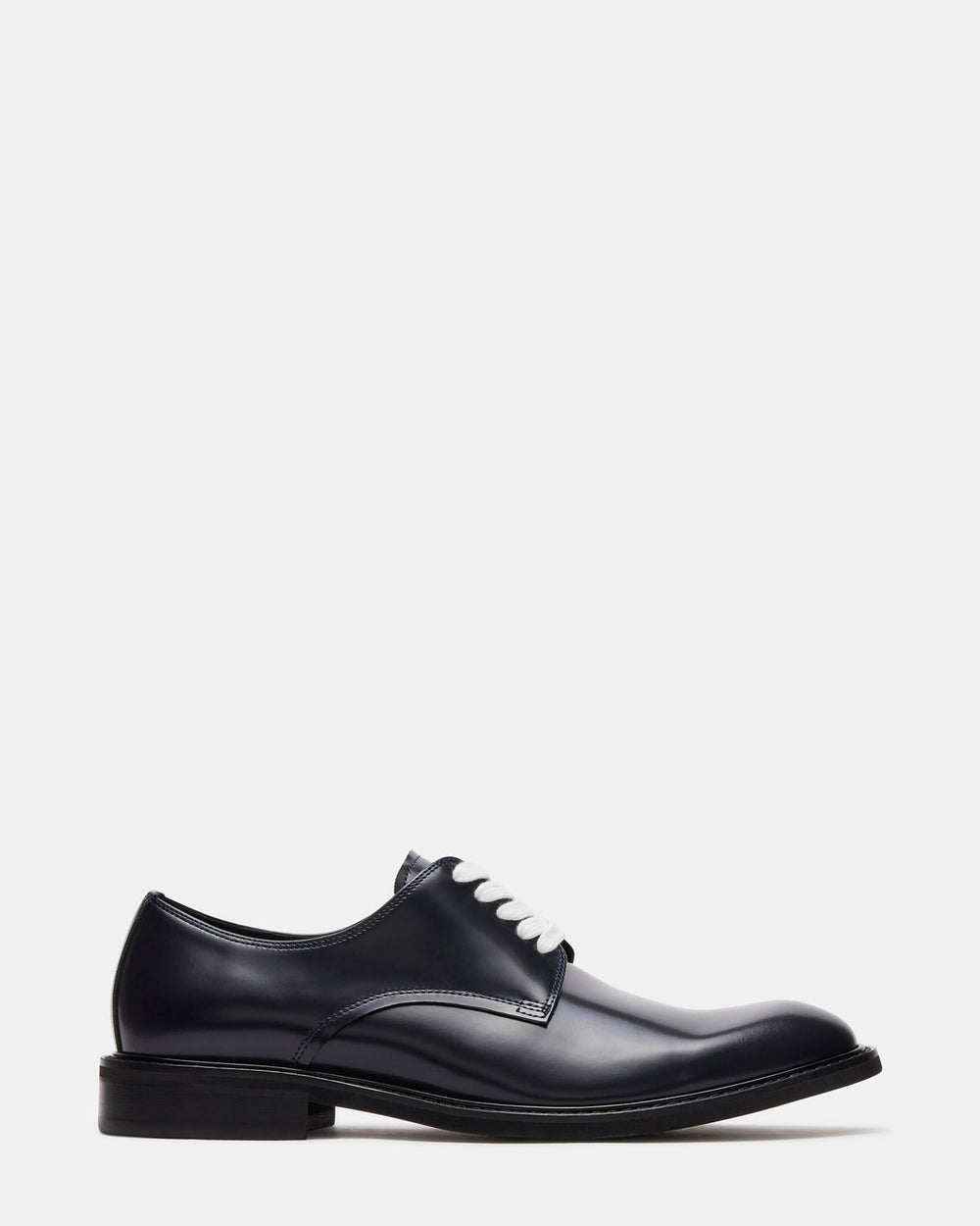HADAR Navy Box Leather Lace-Up Oxford Dress Shoe | Men's Dress Shoes