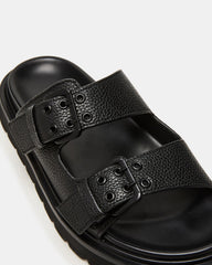 LUXOR Black Slide Footbed Men's Sandal