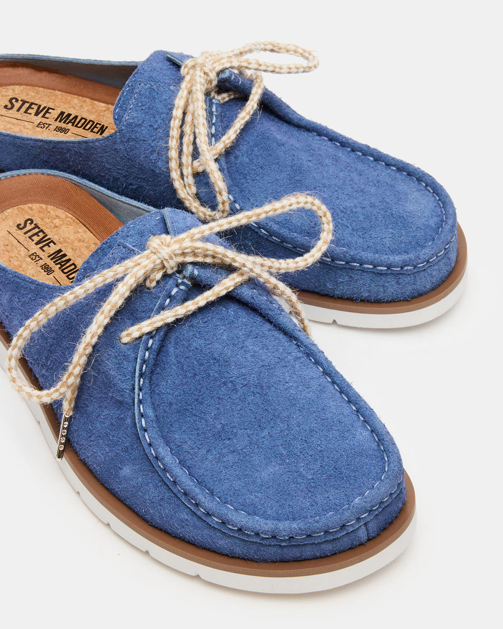 SAILOR Blue Slip-On Laces Footbed Men's Casual Shoe