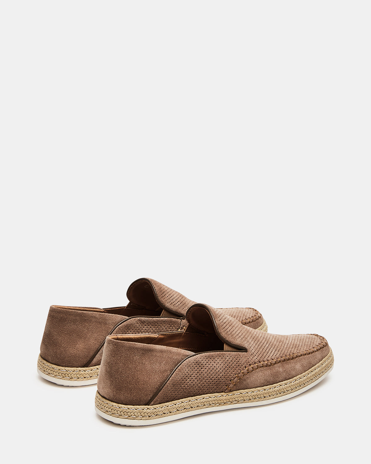 CAYDENN Tobacco Suede Slip-On Espadrille Men's Casual Loafer