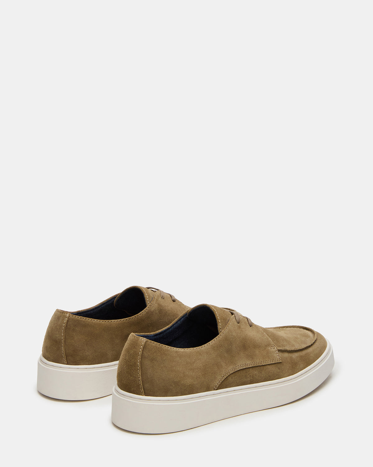 FRANKK Taupe Suede Lace-Up Men's Casual Shoe