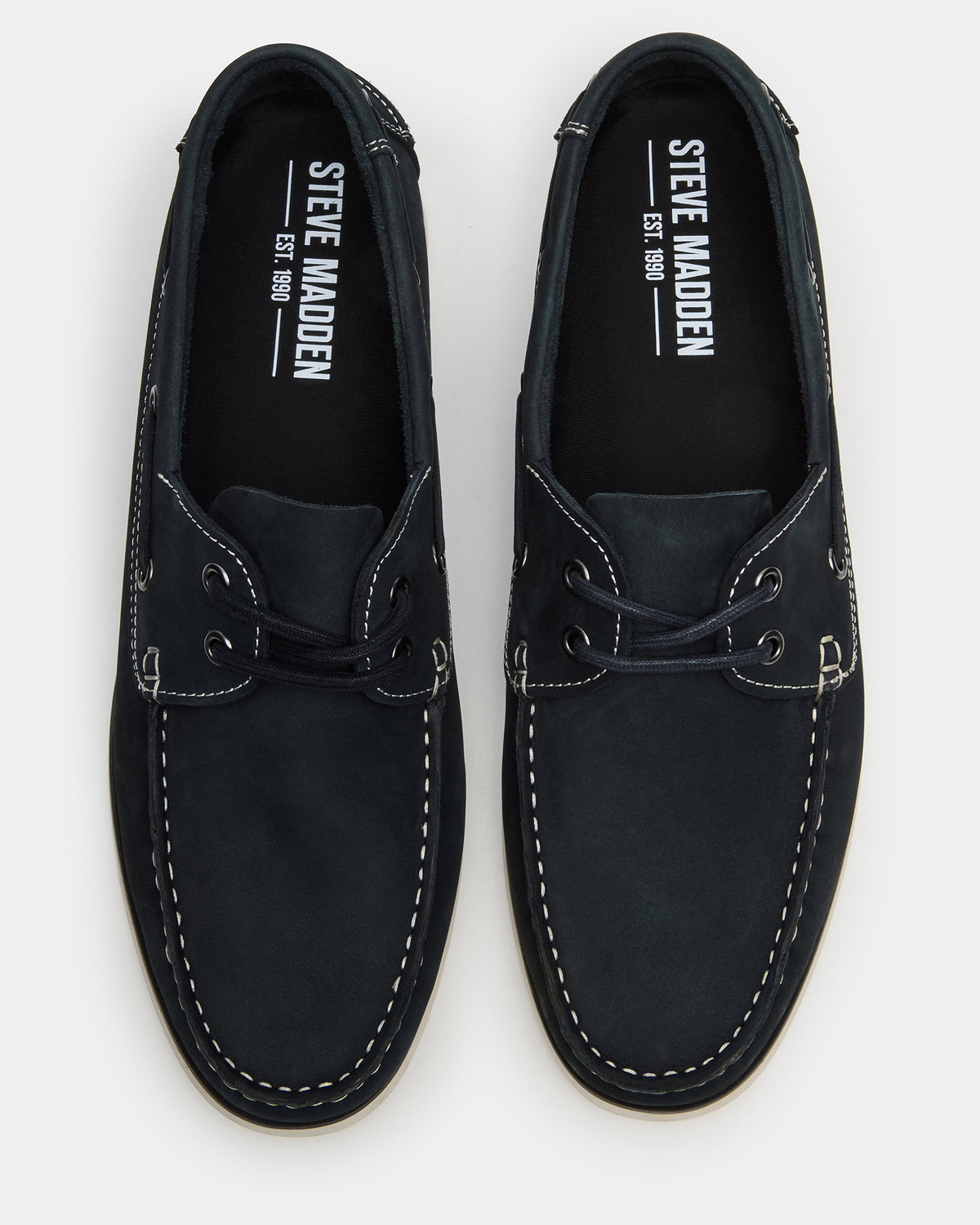 ZEPHYR Navy Slip-On Men's Boat Shoe Loafer