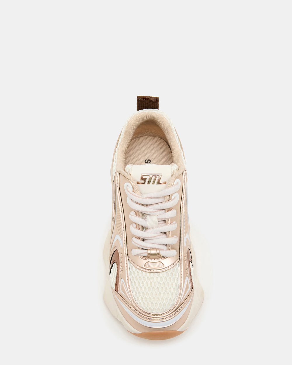 Kids' SPEDSTR Rose Gold Low-Top Lace-Up Girls' Sneaker