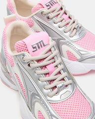 Kids' SPEDSTR Pink Low-Top Lace-Up Girls' Sneaker