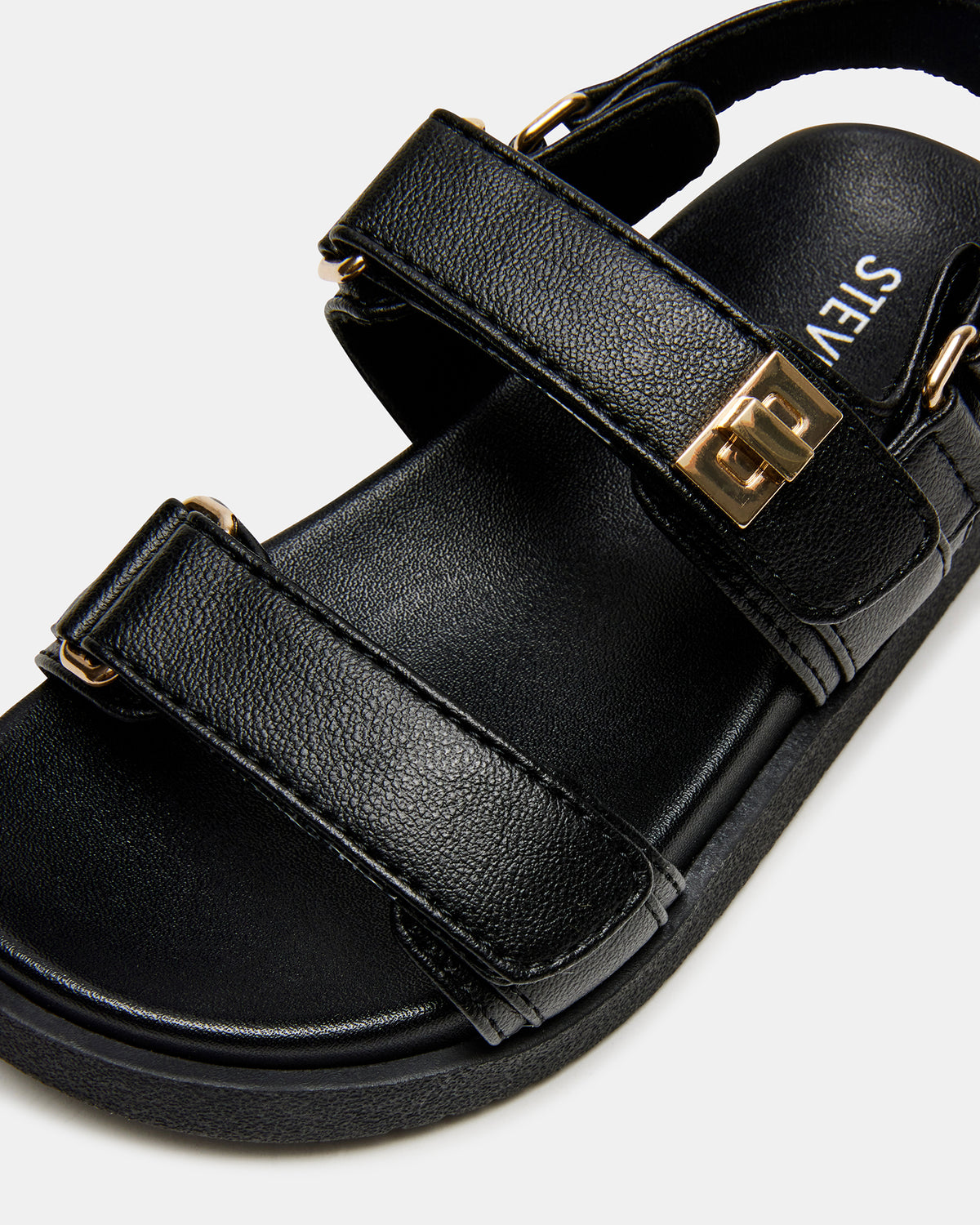 Toddlers' MONA Black Girls' Flatform Sandal