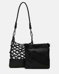 ARDA Black/Black Women's Crossbody Pouch Handbag