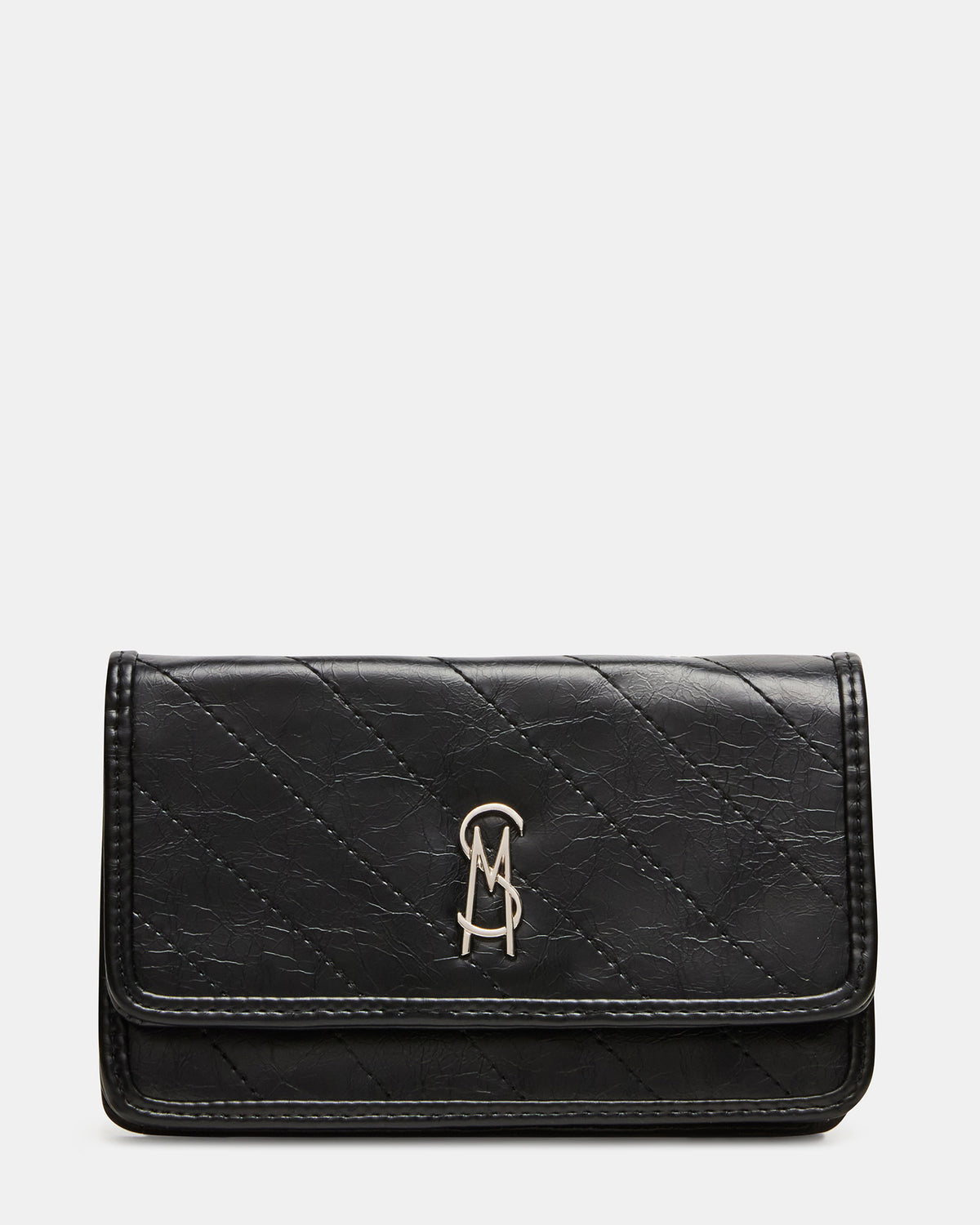 RELAX Bag Black Logo Chain Strap Crossbody Handbag
