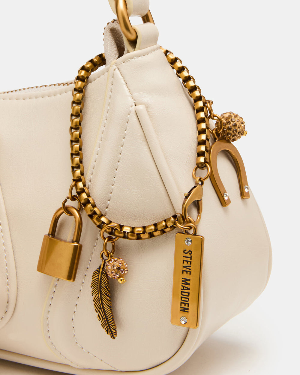 LUXXAR Bag Bone Shoulder Strap Boho-Inspired Handbag