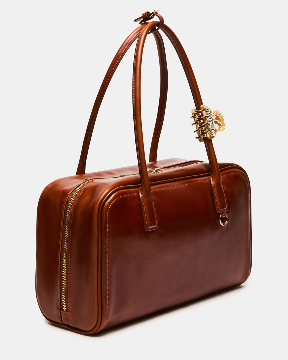 CANDICE Bag Rust Shoulder Strap Box Satchel Handbag
