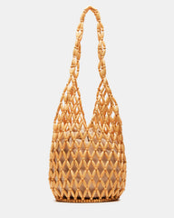 FIJI Natural Women's Beaded Shoulder Bag