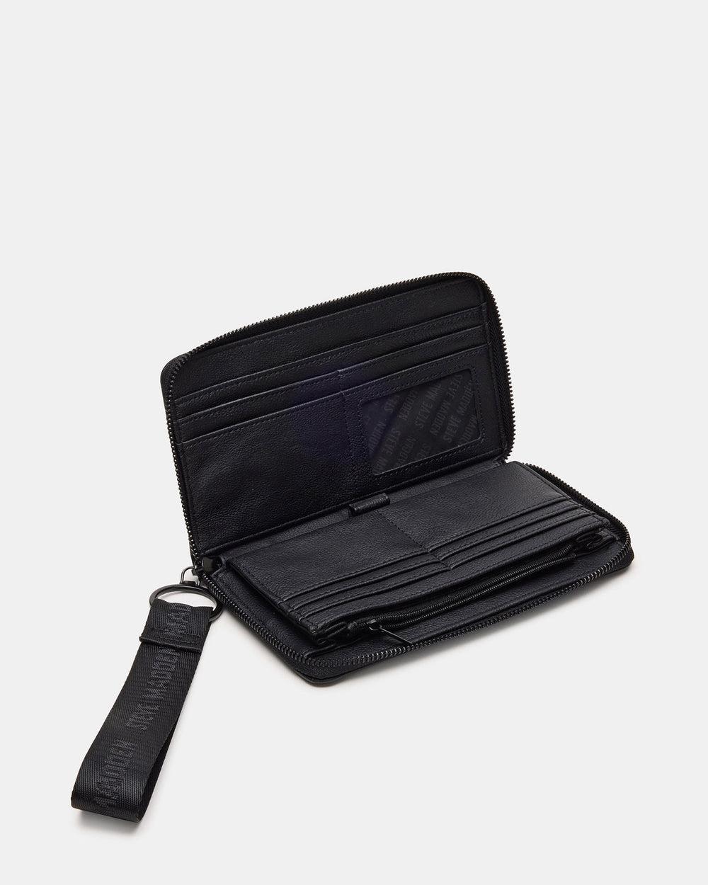 ZIP Wallet Black Zipper Cloure Wristlet Wallet