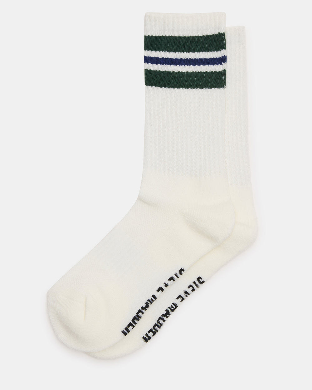 WYNN 2 PACK STRIPE ATHLEISURE SOCKS Egret Women's Stripe Athletic Socks