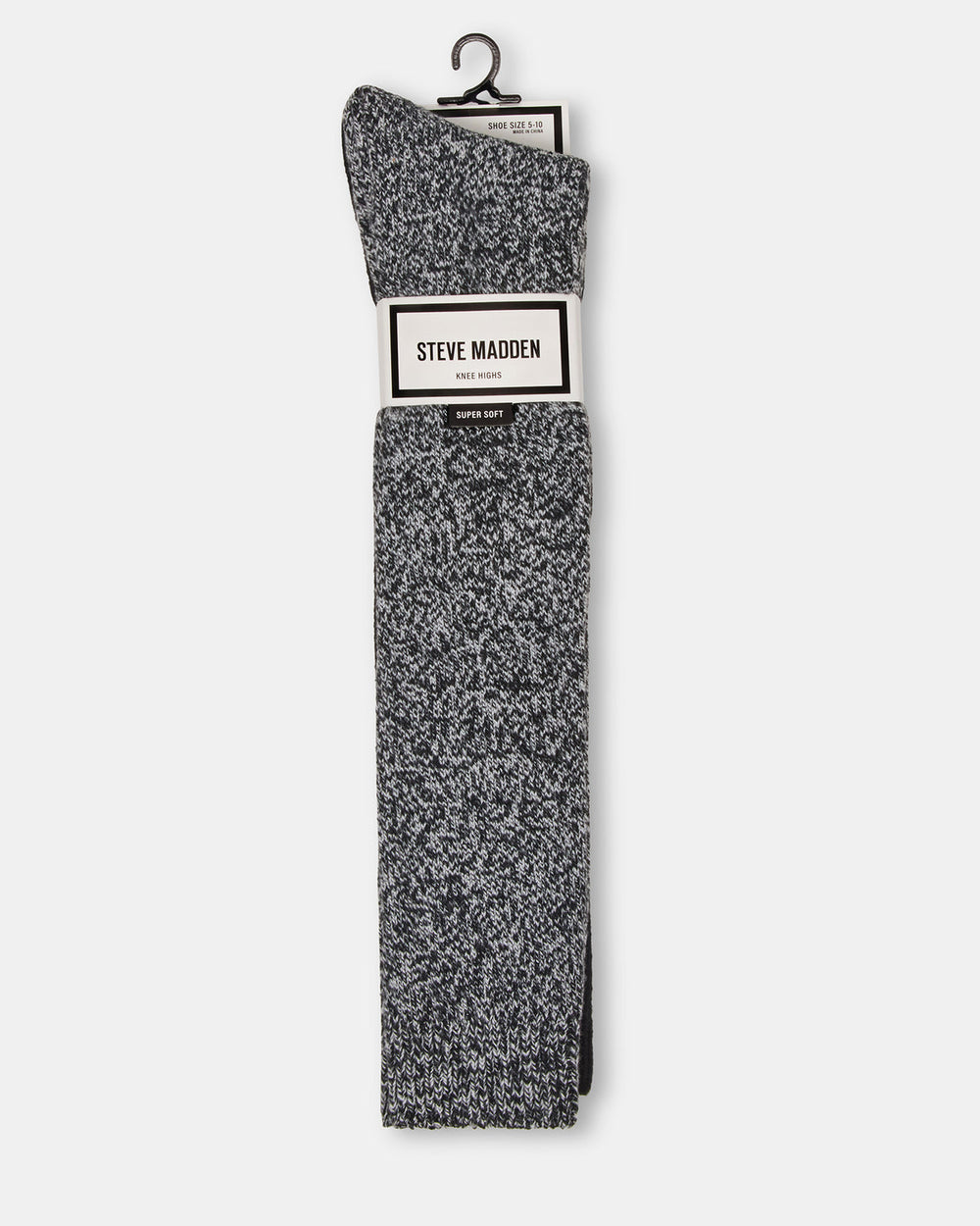 FALL 2 PACK MARLED KNEE HIGH SOCKS Black Women's Marled Knee-High Socks