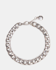 LINK CHAIN ANKLET Silver Women's