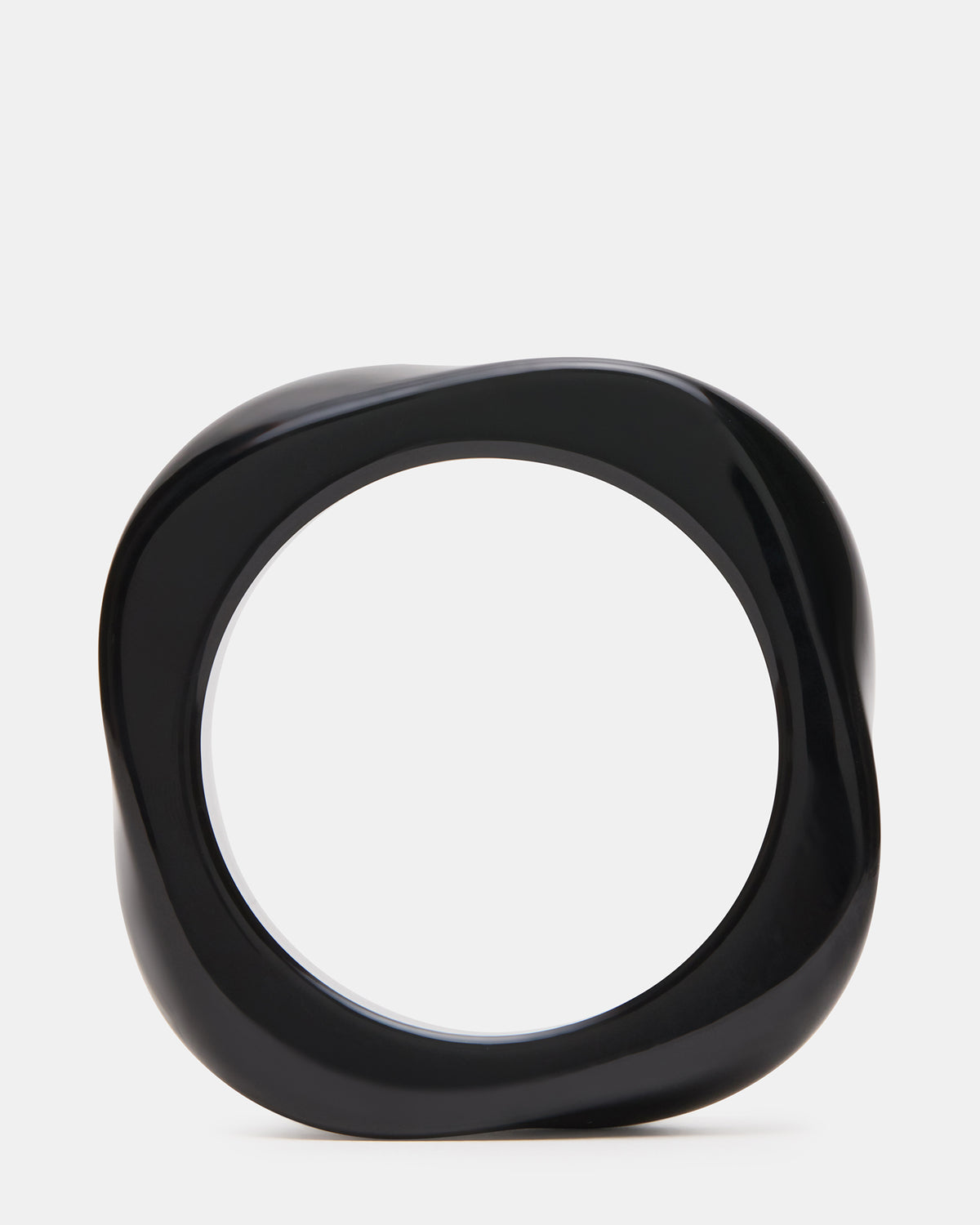CURVED RETRO BRACELET Black Women's Bangle Bracelet