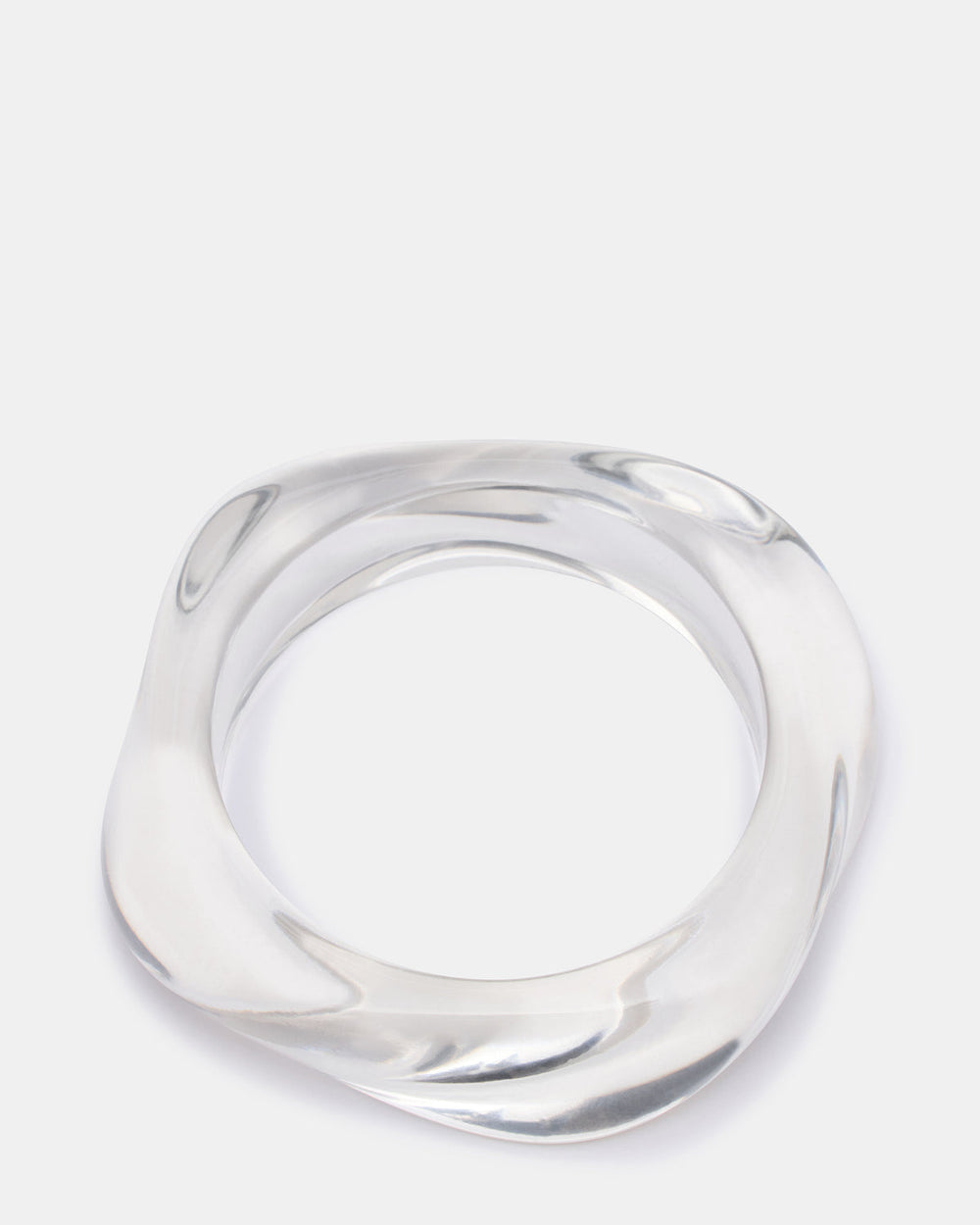 CURVED RETRO BRACELET Clear Women's Bangle Bracelet
