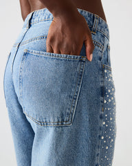 TAYLOR Jean Forever Blue Women's Cutout Jeans