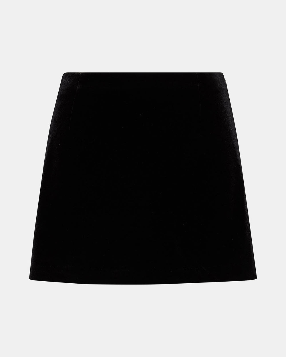 CINDI Velvet Black Women's Mini Skort