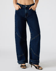 TRE Dark Denim Barrel Women's Jean