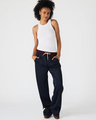 DAISY Midnight Athletic Tie-Front Matching Set Women's Pants