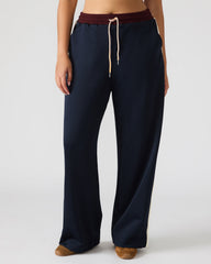 DAISY Midnight Athletic Tie-Front Matching Set Women's Pants