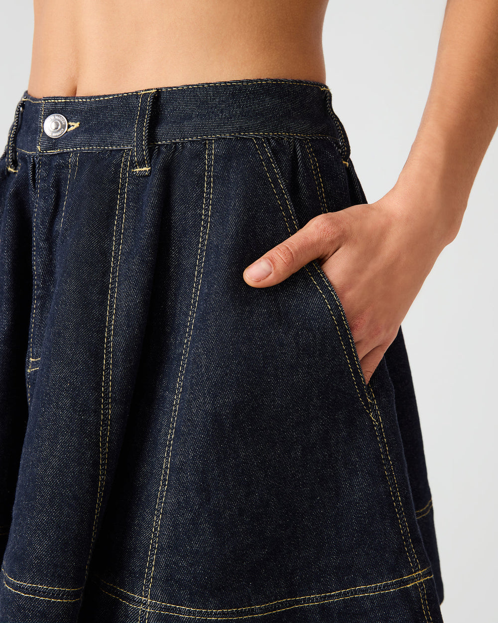 SLOAN Ink Denim Flowy Mini Women's Skirt