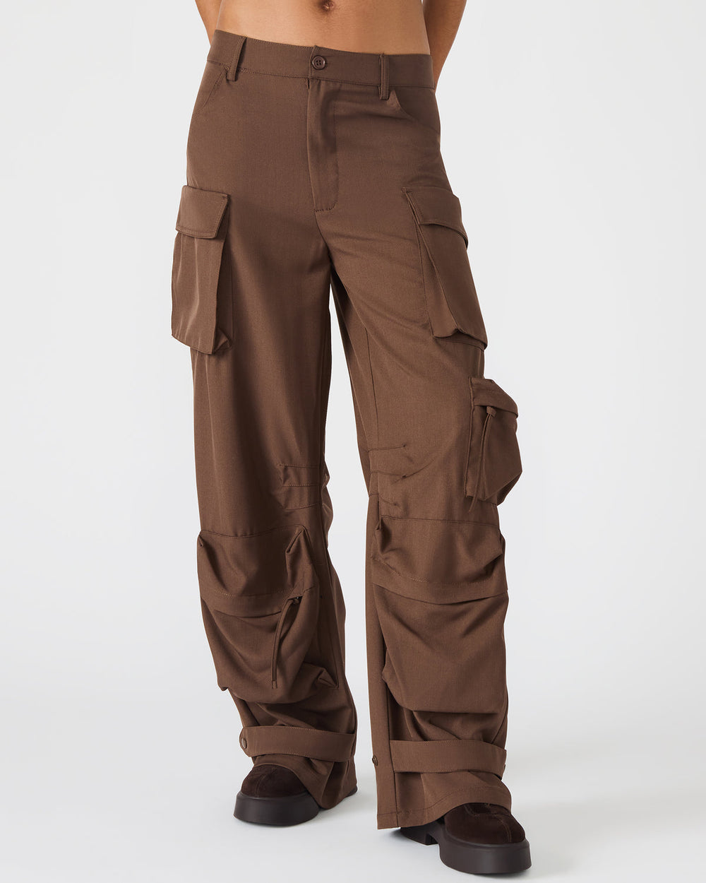 DUO Chocolate Women's Utility Cargo Pants
