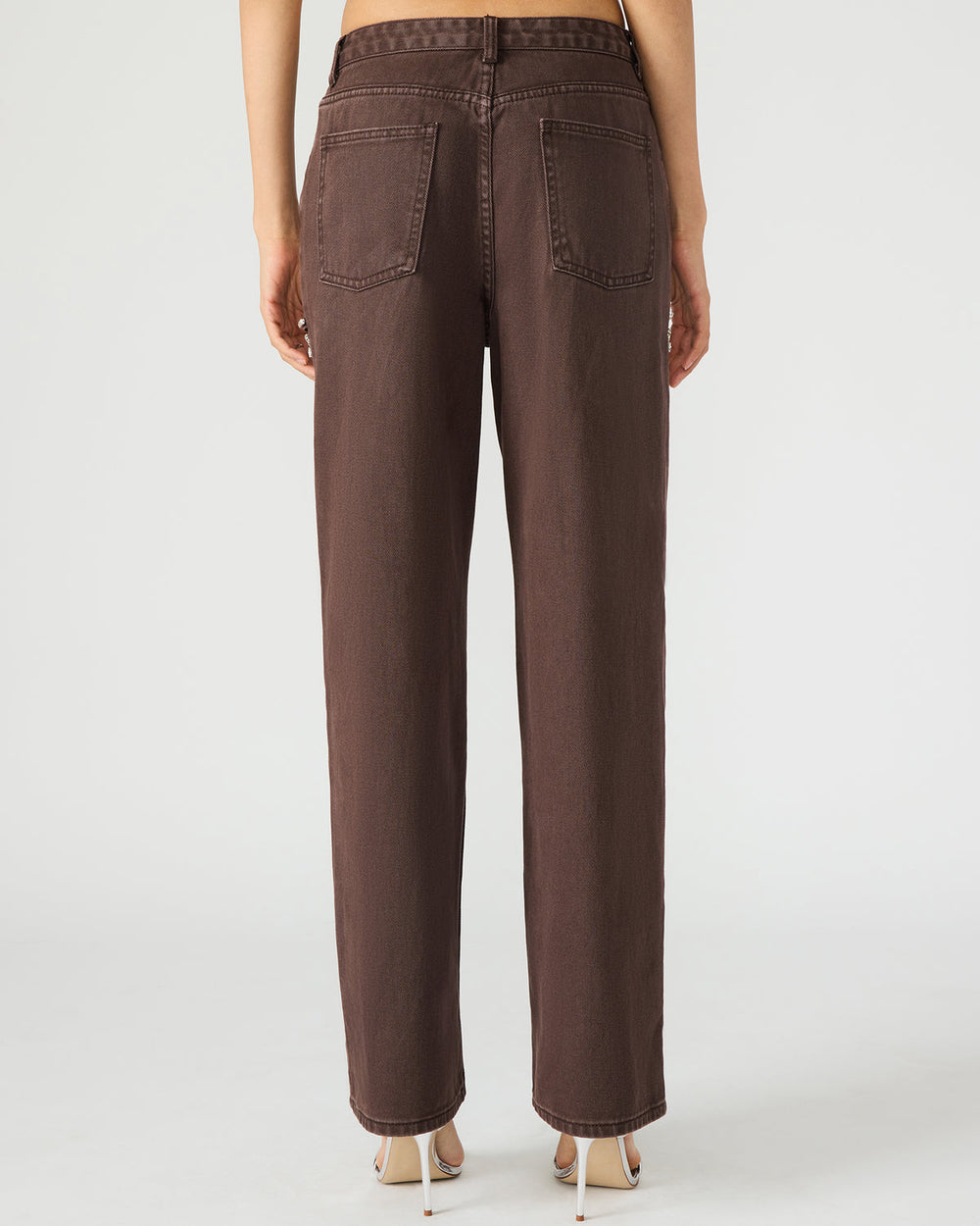TAYLOR Jean Cocoa Brown Women's Cutout Jeans