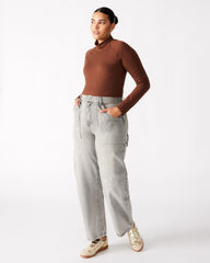 HANSEN Pant Light Grey | Women's Barrel Leg Pants