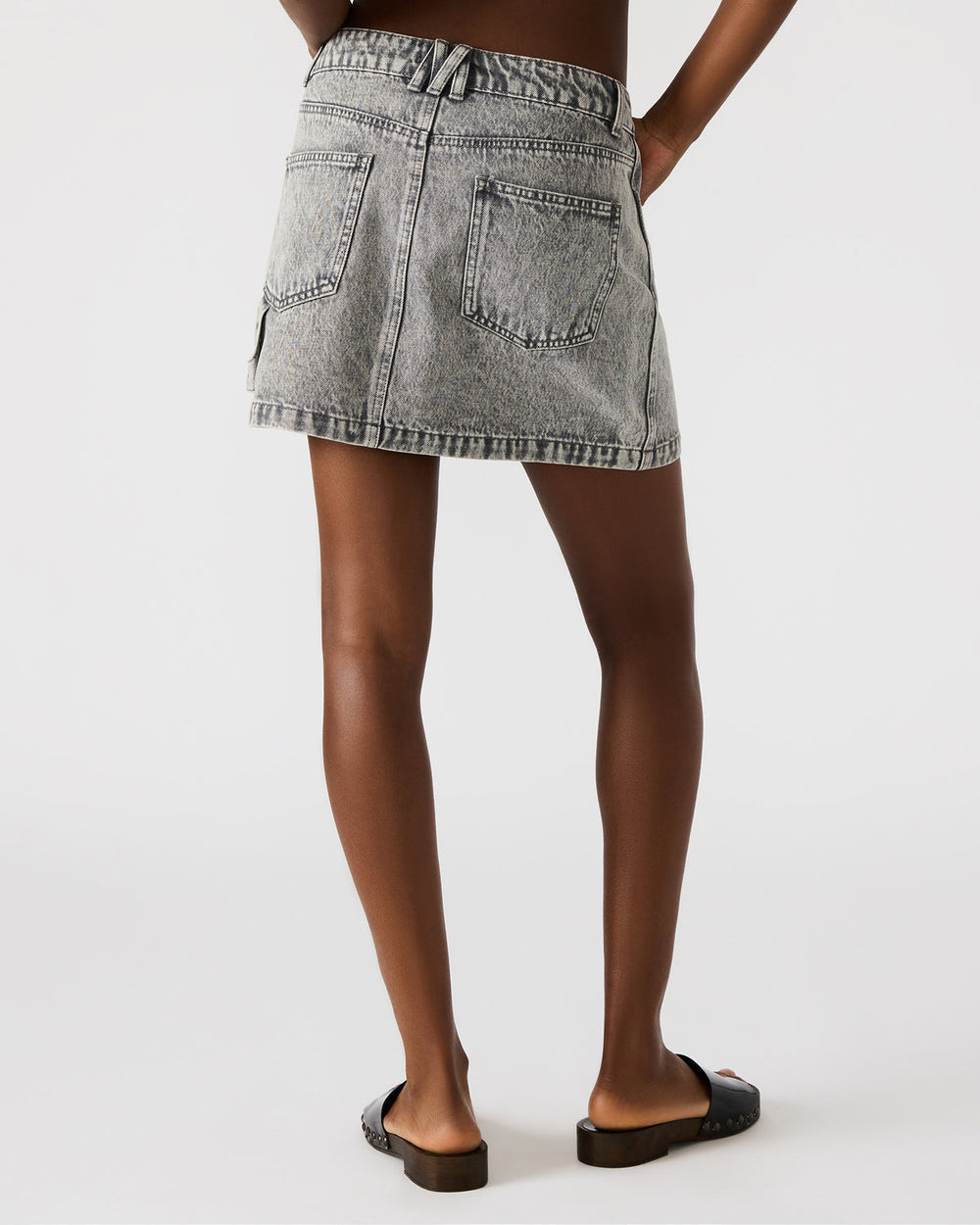 ABACO Light Grey Women's Denim Skirt