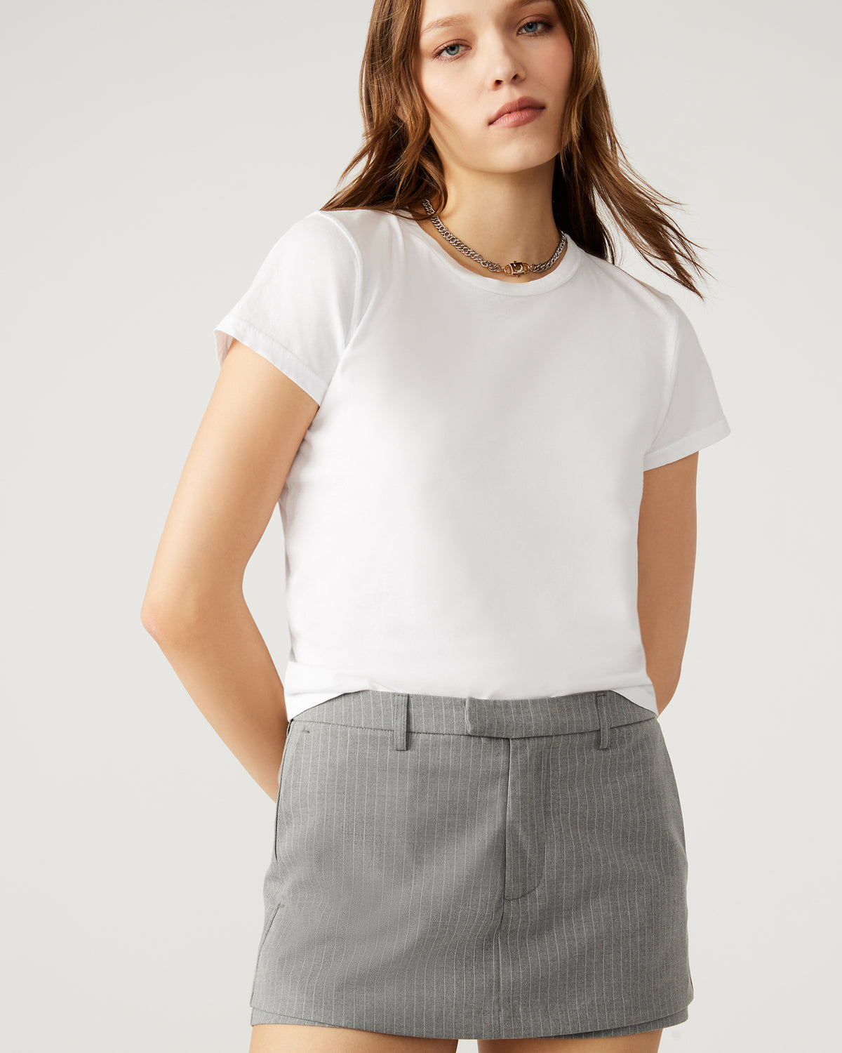 RODIN Grey Women's Mini Skort