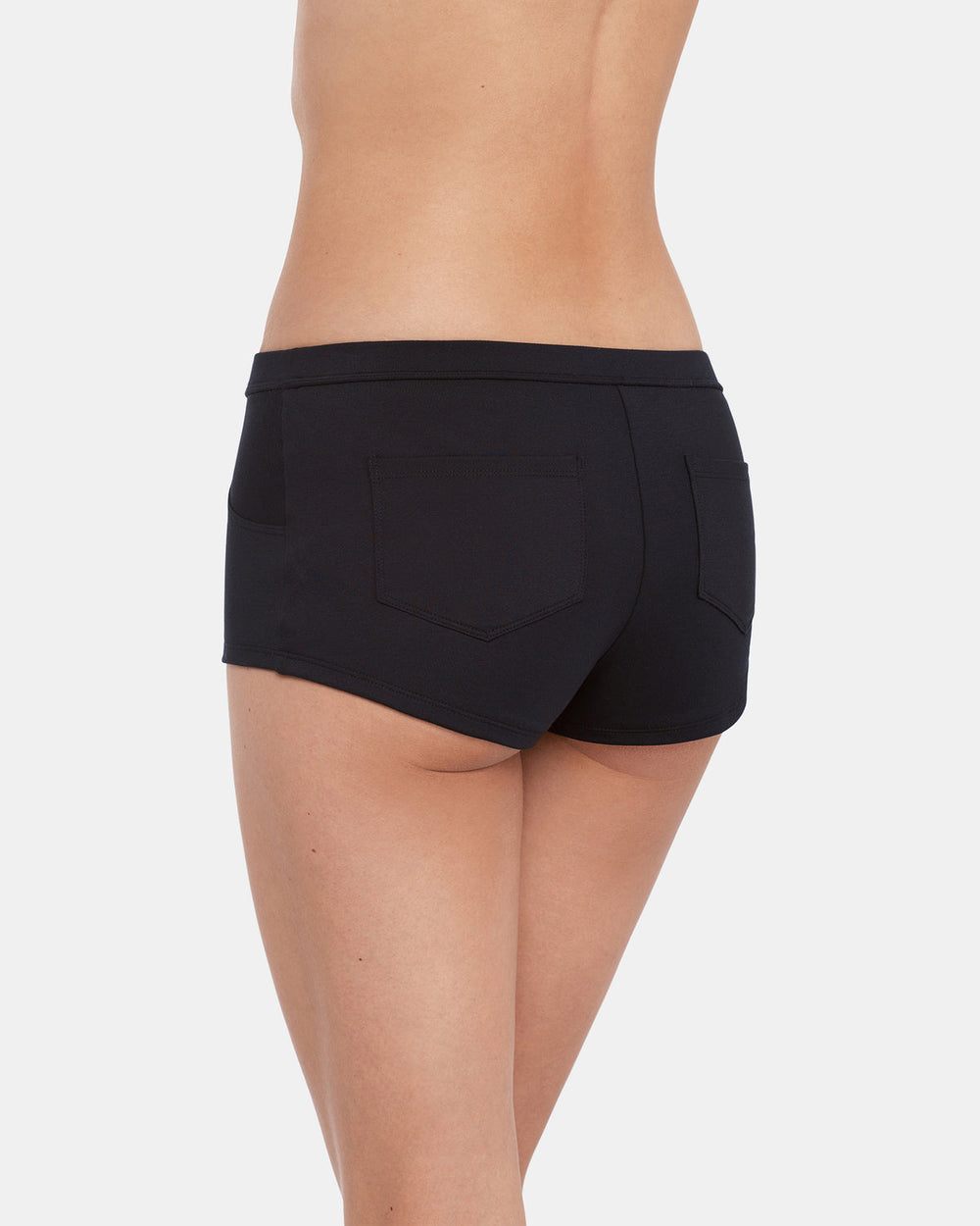 WHAT A STUD BIKINI BOTTOM Black Shorts Women's Bikini Bottom