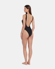 DARLING DOT ONE PIECE SWIMSUIT Black Multi Women's One-Piece Swimsuit