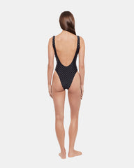 DARLING DOT ONE PIECE SWIMSUIT Black Multi Women's One-Piece Swimsuit