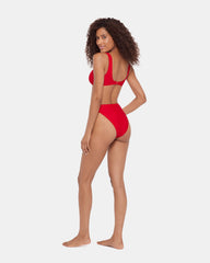 SLEEK 'N CHIC BIKINI TOP CHERRY Women's Bikini Top