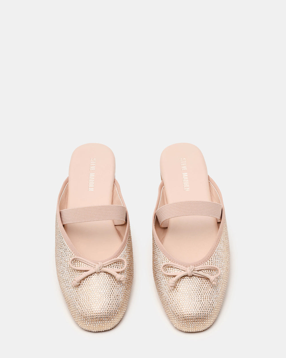 CUTESY Rhinestone Slip-On Ballet Mule Women's Flat