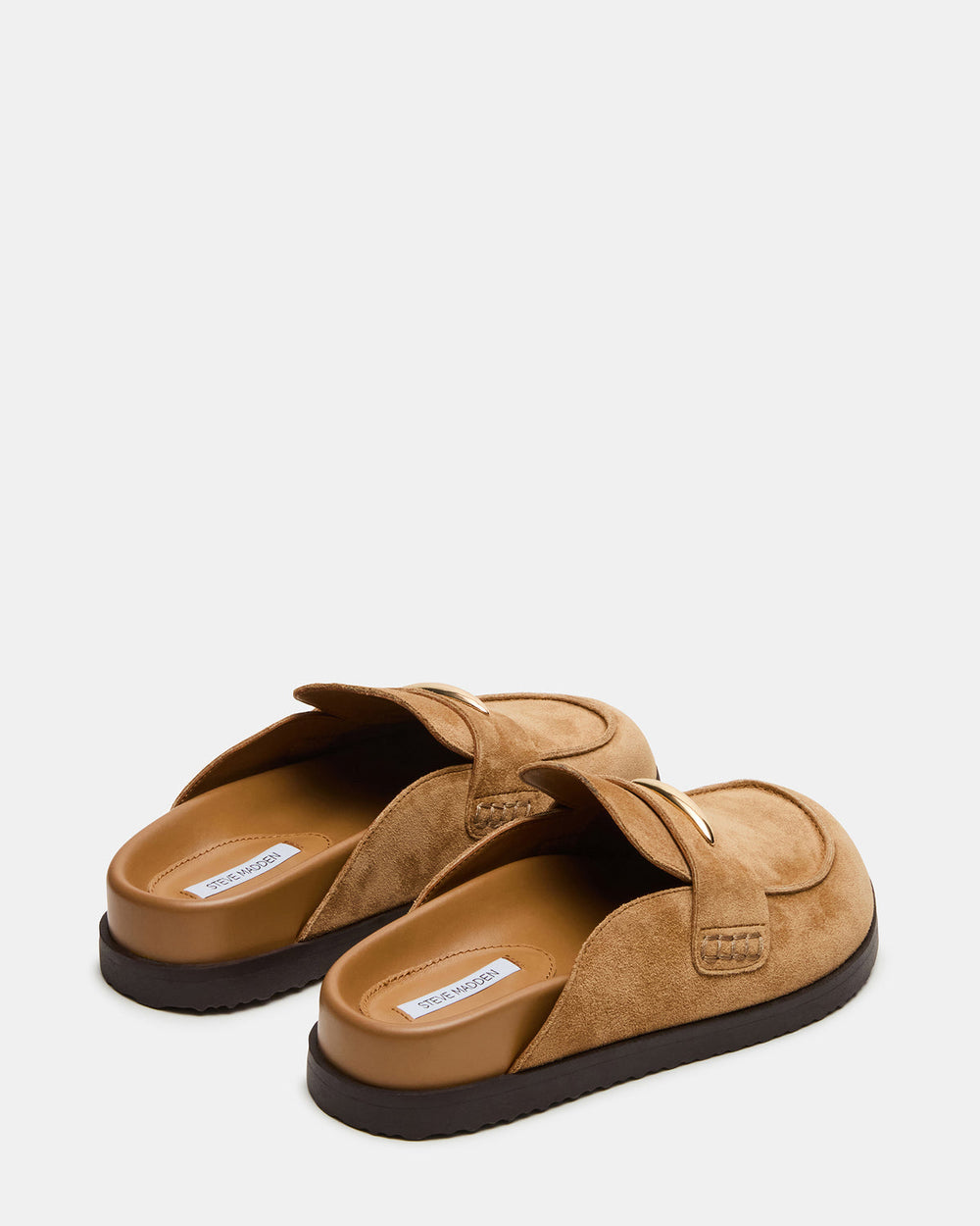 TOBIN Chestnut Suede Slip-On Mule Women's Flat